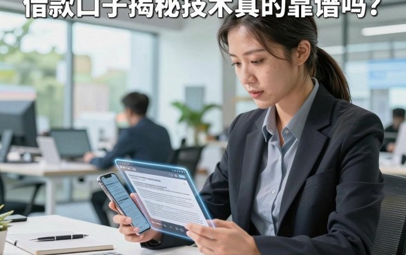 借款口子揭秘技术真的靠谱吗？揭秘2026最新下款黑科技