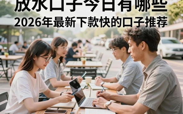 放水口子今日有哪些-2026年最新下款快的口子推荐