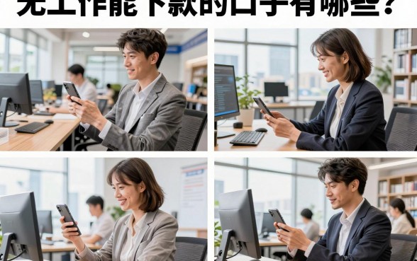 无工作能下款的口子有哪些？2026年失业人员必看的大额放水平台