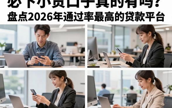 必下小贷口子真的有吗？盘点2026年通过率最高的贷款平台