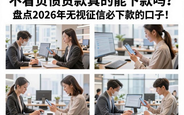 不看负债贷款真的能下款吗？盘点2026年无视征信必下款的口子