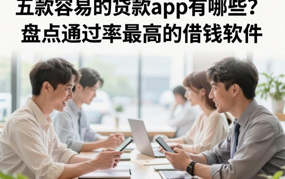 五款最容易的贷款app有哪些？盘点通过率最高的借钱软件