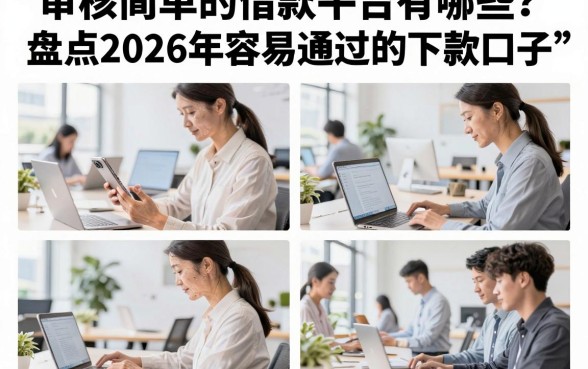 审核简单的借款平台有哪些?盘点2026年容易通过的下款口子