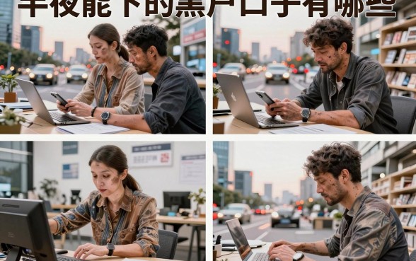 半夜能下的黑户口子有哪些,2026年最新黑户必下口子推荐