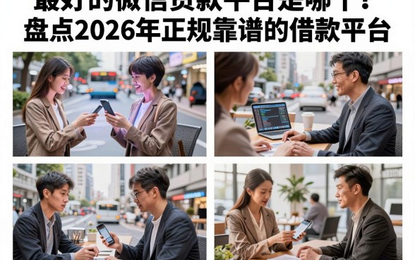 最好的微信贷款平台是哪个？盘点2026年正规靠谱的借款平台