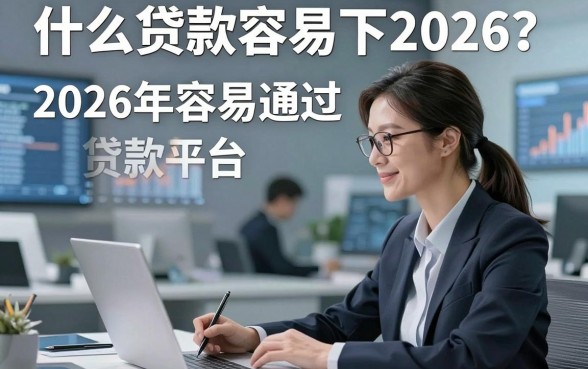 什么贷款容易下2026？2026年容易通过的贷款平台有哪些