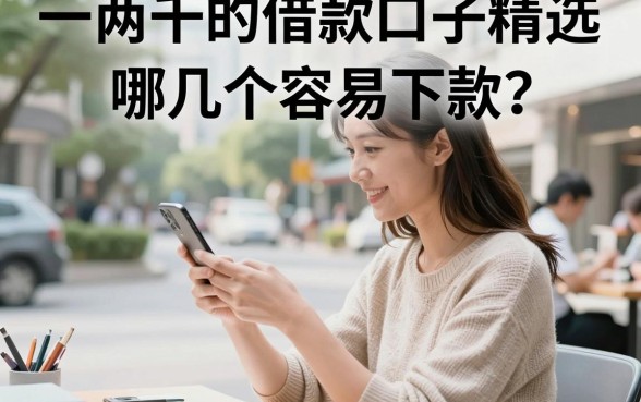 一两千的借款口子精选，哪几个容易下款？