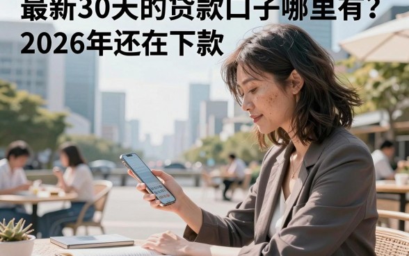 最新30天的贷款口子哪里有?2026年还在下款的贷款口子推荐