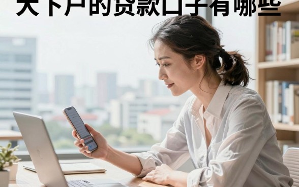 大下户的贷款口子有哪些，征信花哪里能下款