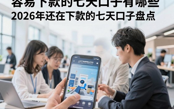 容易下款的七天口子有哪些,2026年还在下款的七天口子盘点
