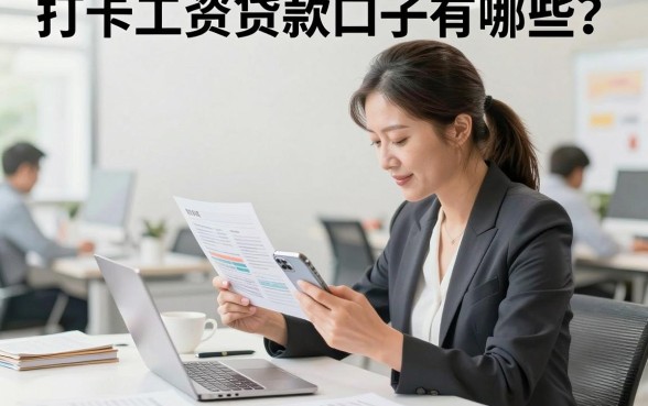 打卡工资贷款口子有哪些？打卡工资贷哪里容易下款