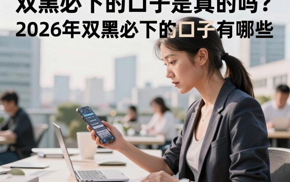 双黑必下的口子是真的吗?2026年双黑必下的口子有哪些