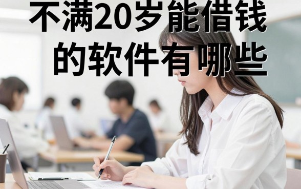 不满20岁能借钱的软件有哪些，未成年哪里可以借钱秒到账