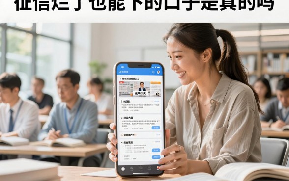 征信烂了也能下的口子是真的吗,2026年黑户必下的网贷有哪些