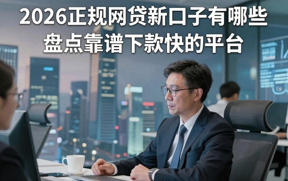 2026正规网贷新口子有哪些,盘点靠谱下款快的平台