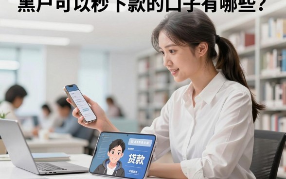 黑户可以秒下款的口子有哪些？征信黑户哪里能快速借到钱？
