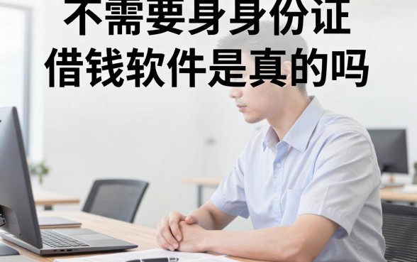 不需要身份证借钱软件是真的吗，无身份证小额贷款哪个容易通过