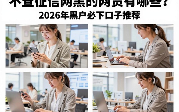 不查征信网黑的网贷有哪些？2026年黑户必下口子推荐
