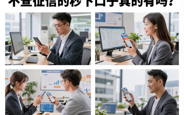 不查征信的秒下口子真的有吗？盘点2026年不看征信必下的贷款平台