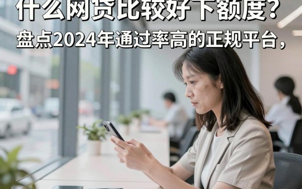 什么网贷比较好下额度？盘点2024年通过率高的正规平台