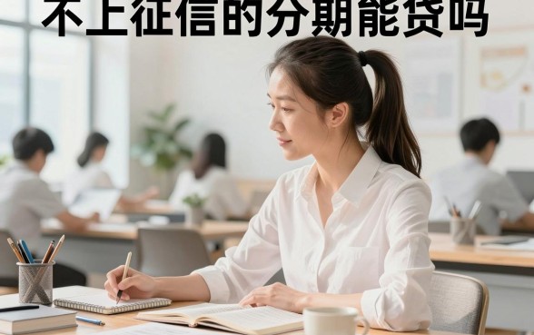 不上征信的分期能贷吗,不上征信的分期贷款靠谱吗