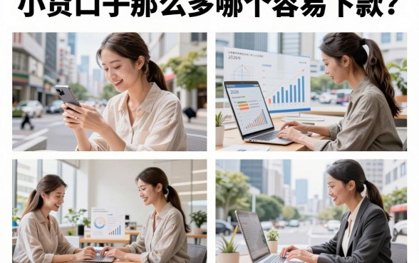 小贷口子那么多哪个容易下款?2026年靠谱小额贷款平台推荐