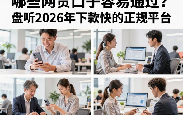 哪些网贷口子容易通过？盘点2026年下款快的正规平台