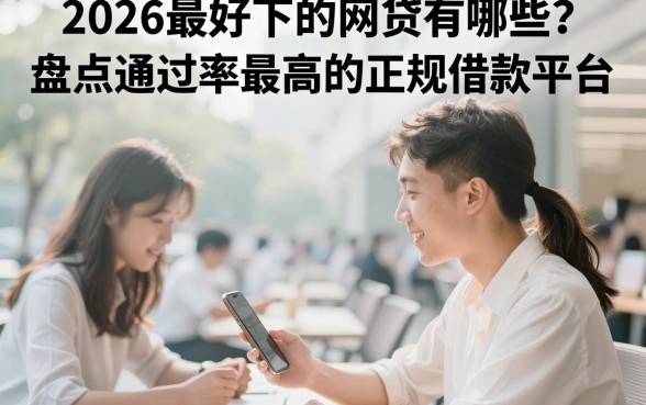 2026最好下的网贷有哪些？盘点通过率最高的正规借款平台
