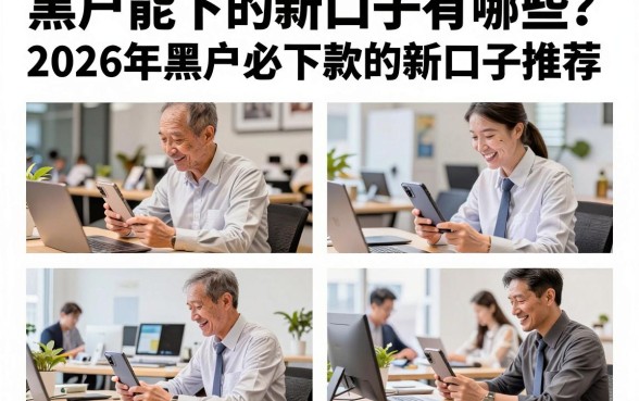 黑户能下的新口子有哪些？2026年黑户必下款的新口子推荐