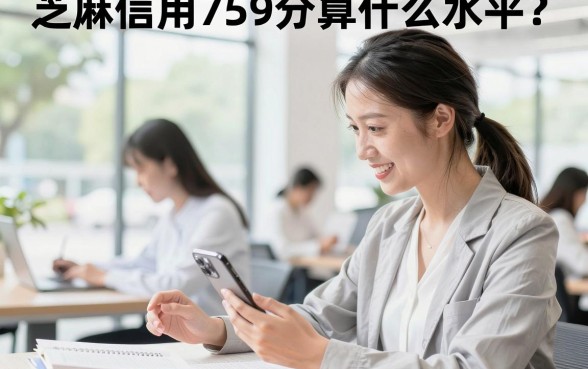 芝麻信用759分算什么水平?芝麻分759属于什么档次