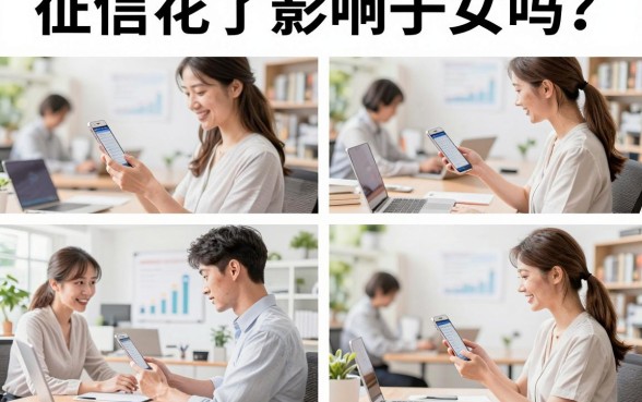 征信花了影响子女吗？父母征信不好会影响孩子上学吗