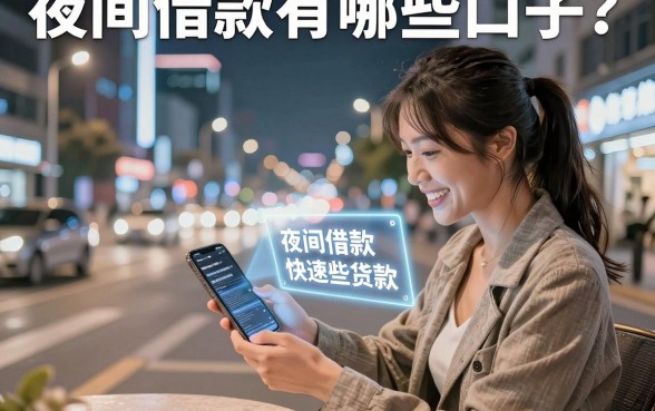 夜间借款有哪些口子?深夜急用钱哪里能快速贷款