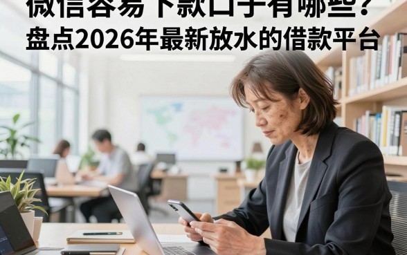 微信容易下款口子有哪些？盘点2026年最新放水的借款平台