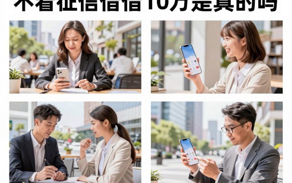 不看征信借借10万是真的吗，哪里可以不看征信借到10万