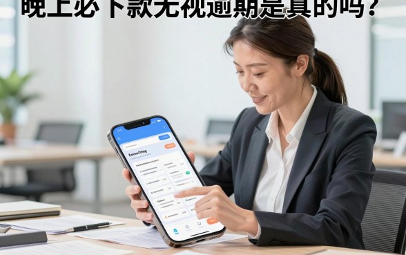 晚上必下款无视逾期是真的吗？黑户烂户哪里能借到钱