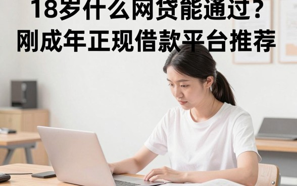 18岁什么网贷能通过？刚成年正规借款平台推荐