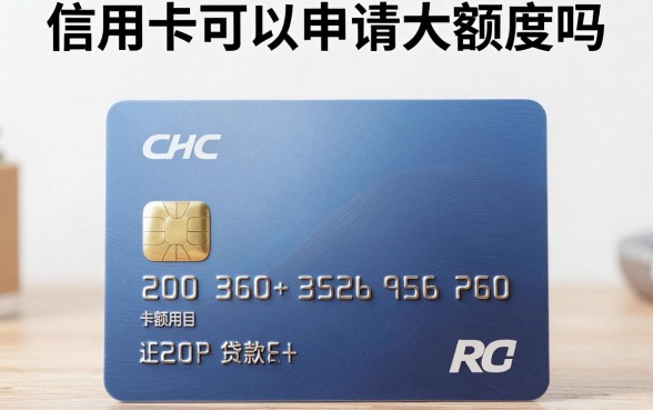 信用卡可以申请大额度吗,怎么申请信用卡额度高