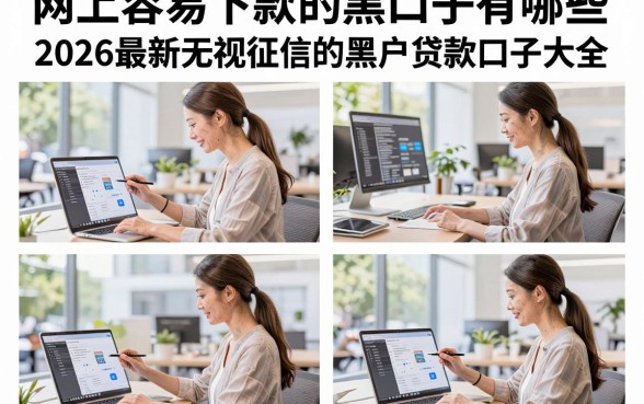 网上容易下款的黑口子有哪些，2026最新无视征信的黑户贷款口子大全