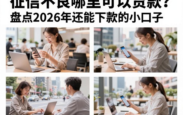 征信不良哪里可以贷款?盘点2026年还能下款的小口子