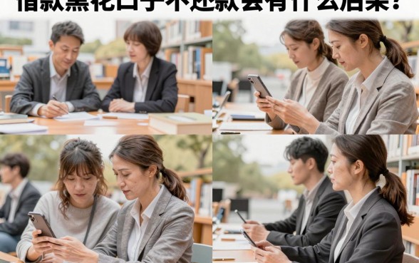 借款黑花口子不还款会有什么后果？揭秘黑户贷款不还的真实下场