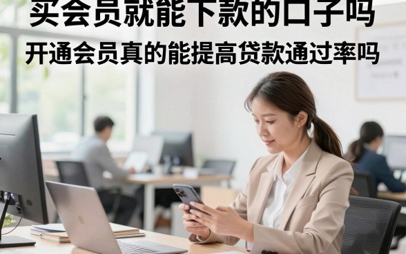 买会员就能下款的口子吗，开通会员真的能提高贷款通过率吗