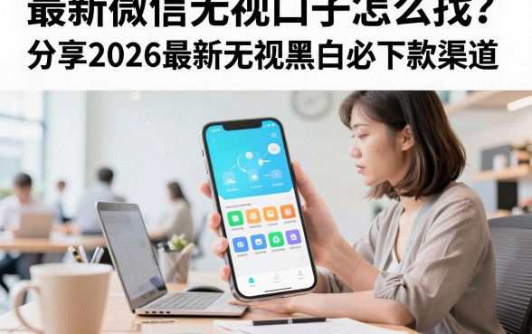 最新微信无视口子怎么找？分享2026最新无视黑白必下款渠道