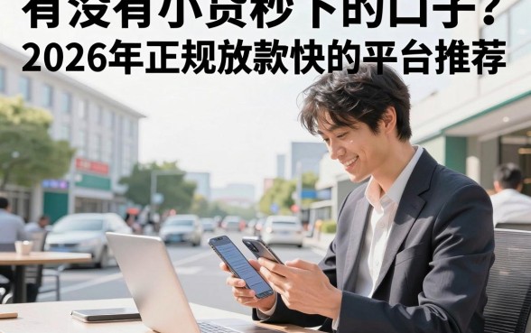 有没有小贷秒下的口子？2026年正规放款快的平台推荐