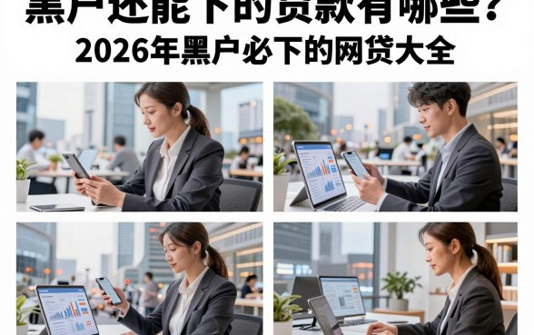 黑户还能下的贷款有哪些?2026年黑户必下的网贷大全