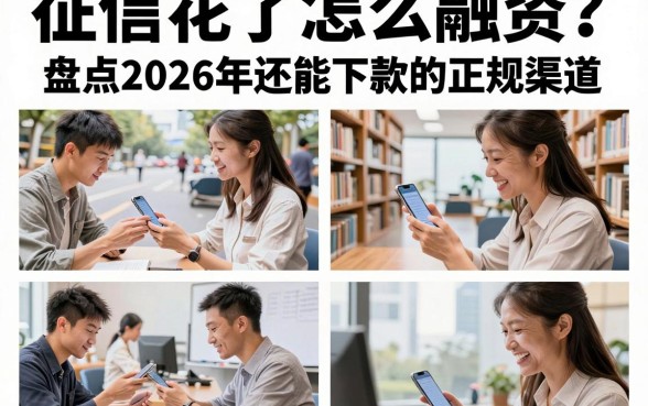 征信花了怎么融资？盘点2026年还能下款的正规渠道