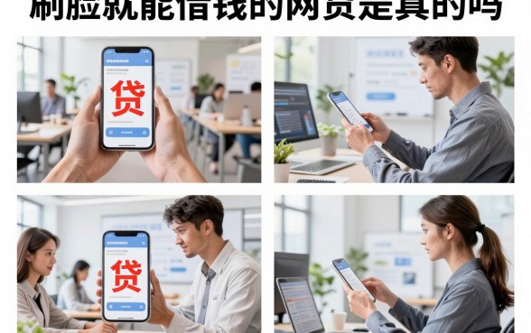 刷脸就能借钱的网贷是真的吗，刷脸借钱哪个平台容易通过