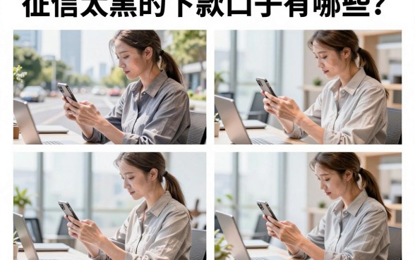 征信太黑的下款口子有哪些？哪里能借到钱？