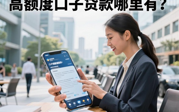 高额度口子贷款哪里有？2026年正规下款快的平台推荐