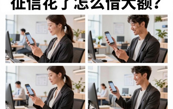征信花了怎么借大额?哪家银行能通过审核?