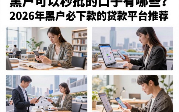 黑户可以秒批的口子有哪些？2026年黑户必下款的贷款平台推荐